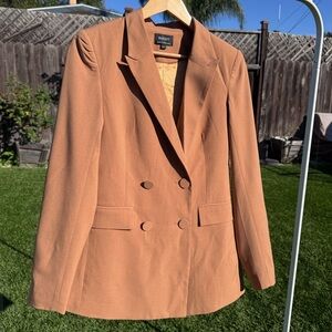 Bardot Athena Blazer in Chestnut size XXS